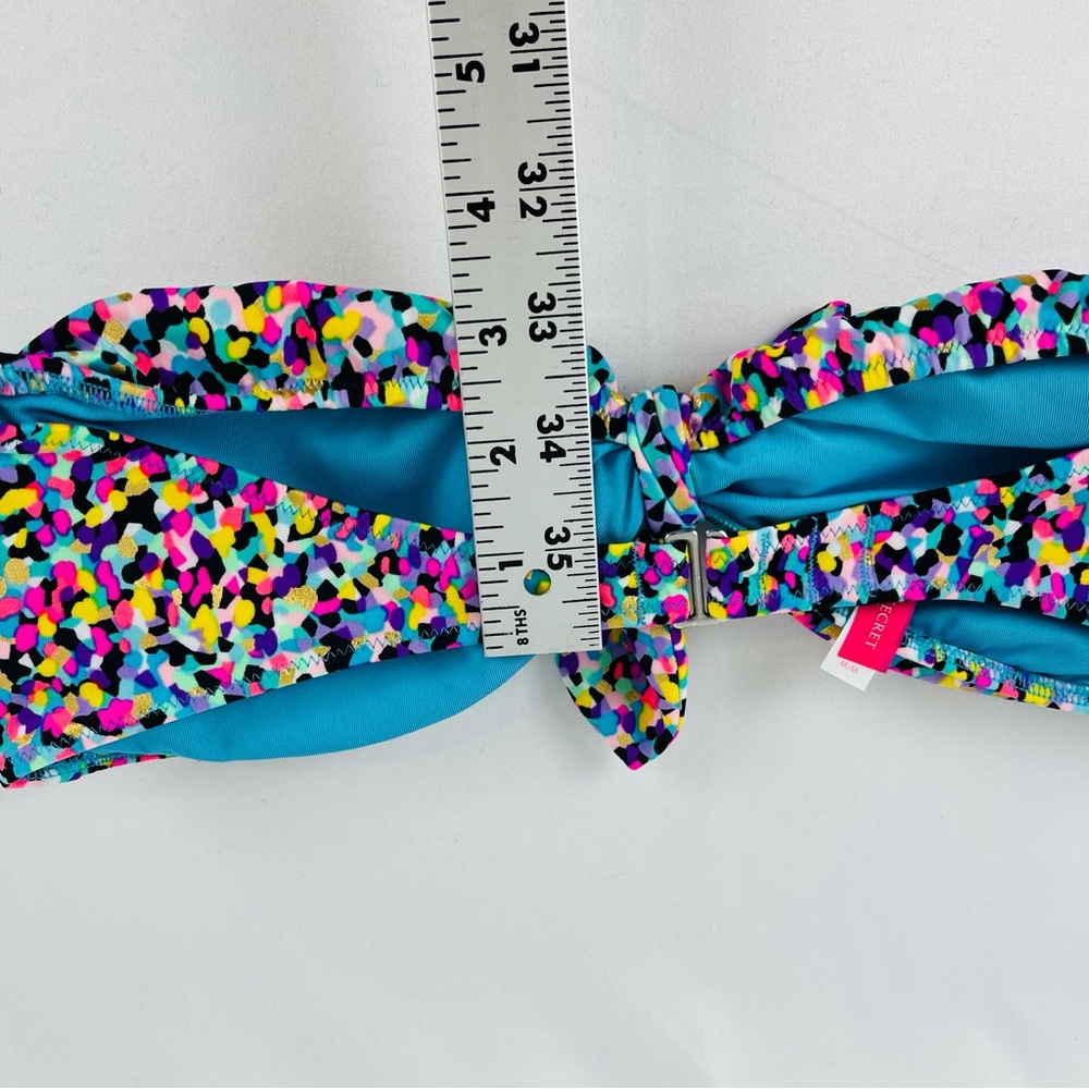 Victoria's Secret Colorful Confetti Strapless Bandeau Bikini Top Size M - Picture 6 of 11